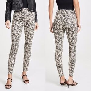 GOOD AMERICAN | Good Waist Skinny Jeans Snakeskin High Rise Stretch